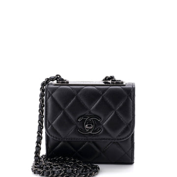 Chanel So Black Trendy Cc Clutch With