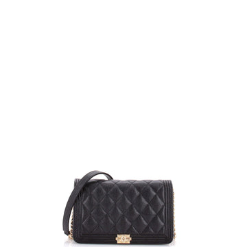 Chanel Boy Wallet On Chain Quilted