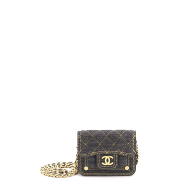 Chanel Double You Cc Flap Clutch With