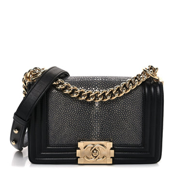 Chanel Galuchat Stingray Small Boy Flap