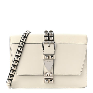 Prada Saffiano City Calfskin Studded