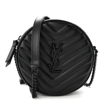 Saint Laurent Calfskin Matelasse Chevron