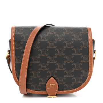 Celine Triomphe Canvas Medium Folco Bag
