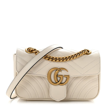 Gucci Calfskin Matelasse Mini Gg Marmont