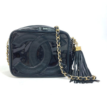 Chanel Vintage Cc Camera Bag Patent Mini
