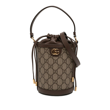 Gucci Mini Gg Supreme Ophidia Bucket Bag