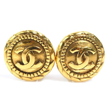 Chanel Cc Logo Clip On Earrings