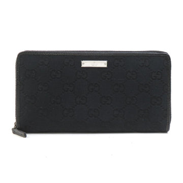 Gucci Zip Around Long Wallet Black