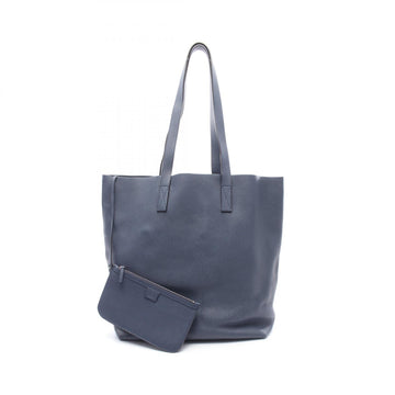 Gucci Shoulder Tote Bag Leather Navy