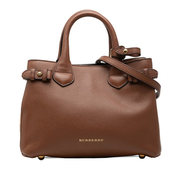 Burberry Small Grainy Calfskin And House