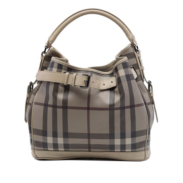 Burberry Medium Smoke Check Coated