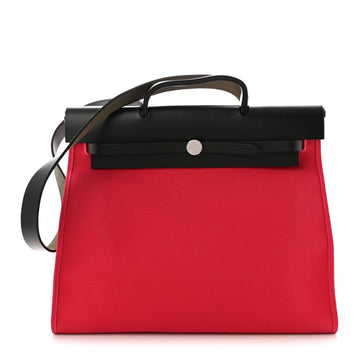 Hermes Vache Hunter Toile Herbag Zip 39