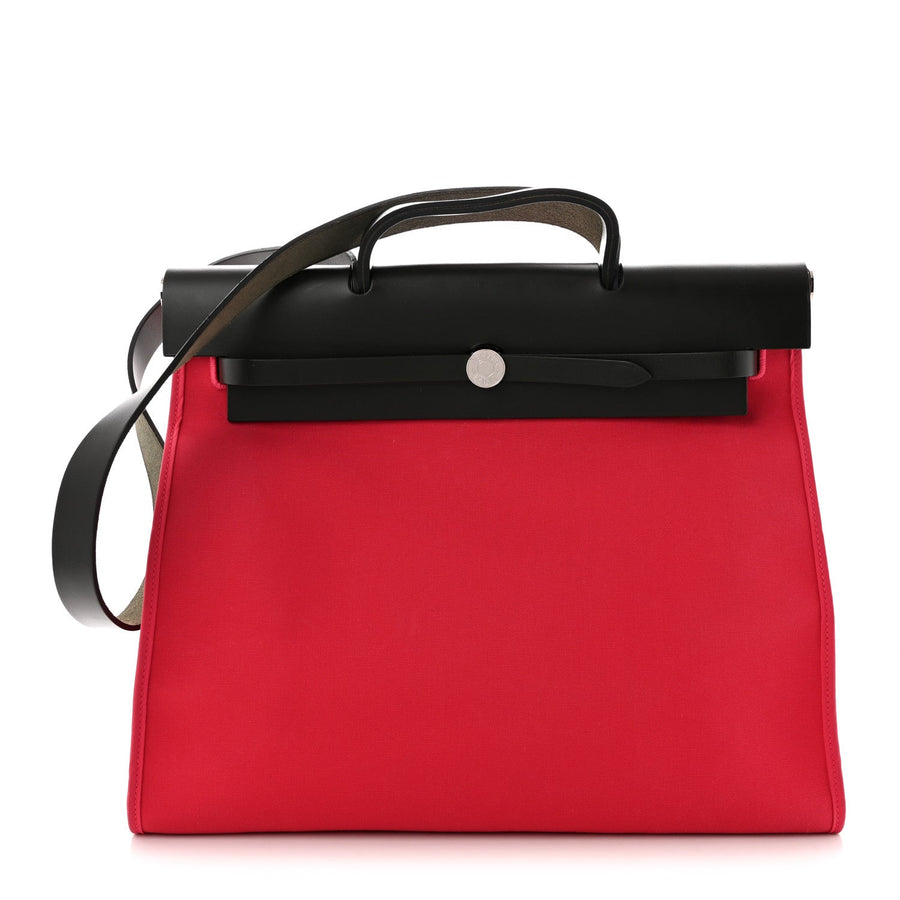Hermes Vache Hunter Toile Herbag Zip 39