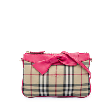 Burberry Haymarket Check Nylon Peyton