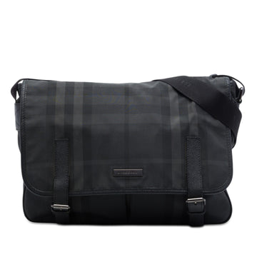 Burberry Smoke Check Nylon Messenger Bag