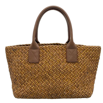Bottega Veneta Cabas Pm Brown Gold
