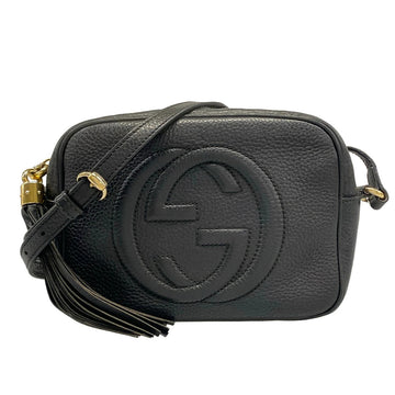 Gucci Soho Black Leather Shoulder Bag