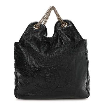 Chanel Vinyl Rodeo Bag Black