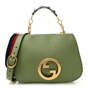 Gucci Roxy Calfskin Web Medium Blondie