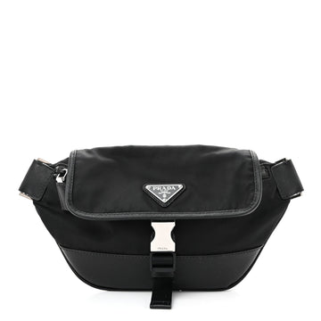 Prada Re-Nylon Saffiano Sling Bag Black