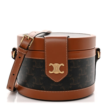 Celine Calfskin Triomphe Canvas Medium