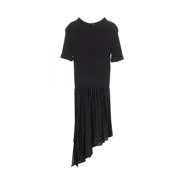 Chanel Coco Mark Button Rib Asymmetrical