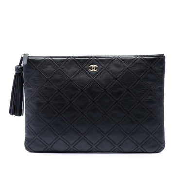 Chanel Large Quilted Lambskin Double
