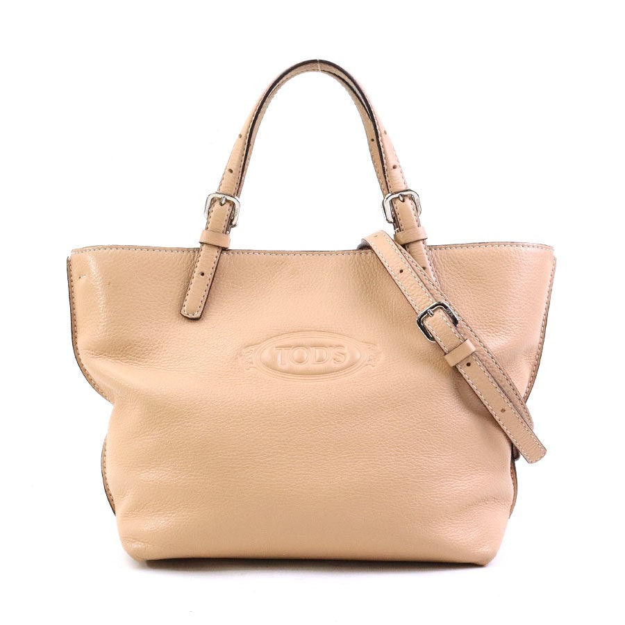Tod’S Handbag Shoulder Bag Pale