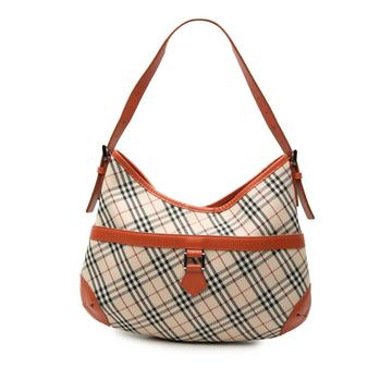 Burberry Nova Check Canvas Hobo Pre-