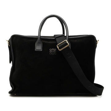 Loewe Suede Amazona Business Bag Pre-