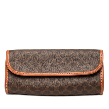 Celine Macadam Coated Canvas Clutch Pre-
