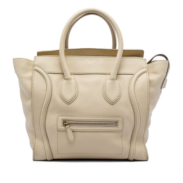 Celine Luggage Bag Grainy Leather Mini