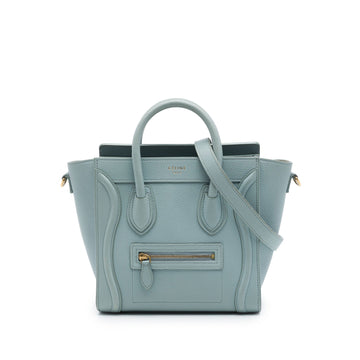 Celine Nano Leather Luggage Tote Pre-