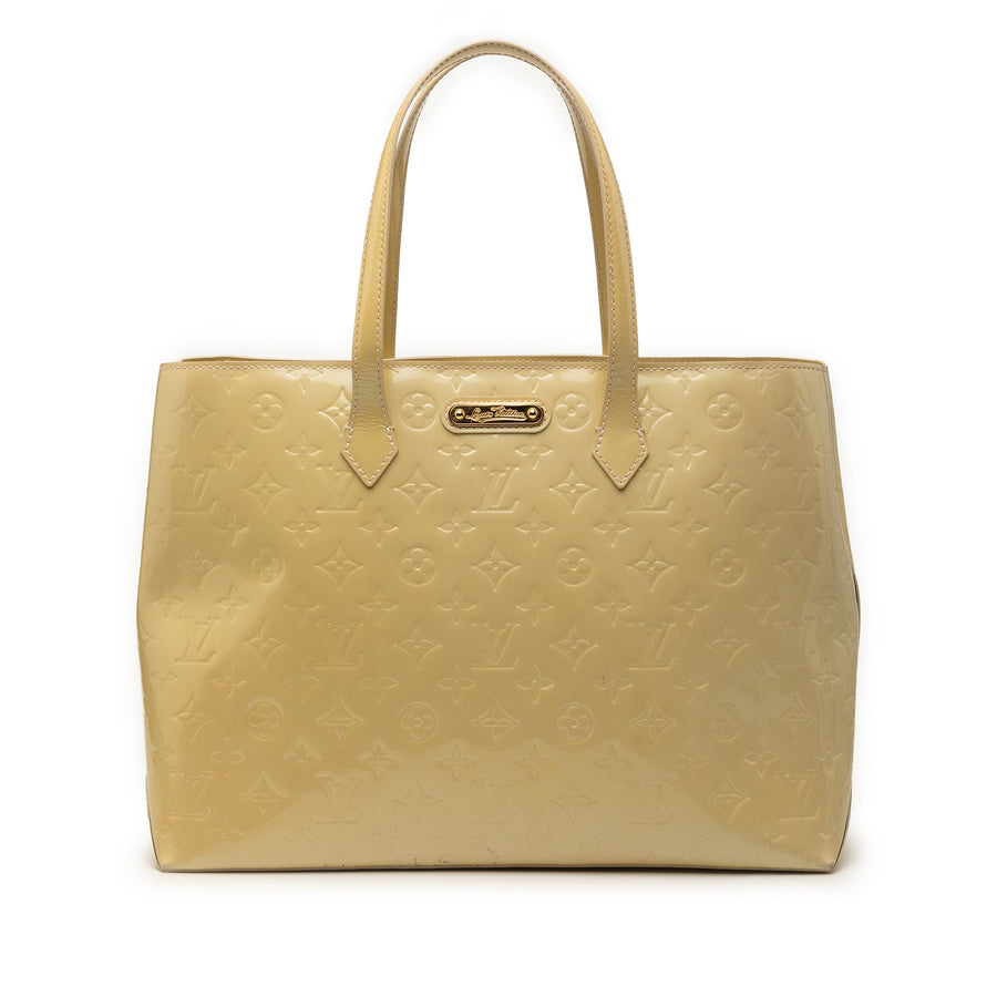 Louis Vuitton Wilshire Handbag Vernis Mm