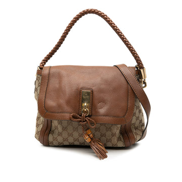Gucci Bella Flap Shoulder Bag Gg Canvas
