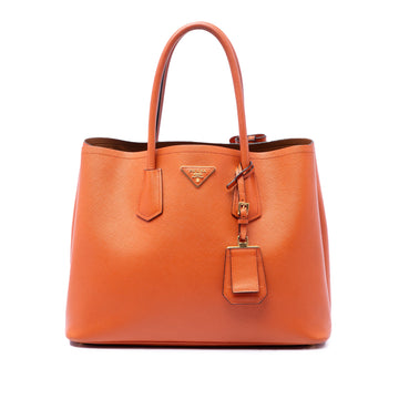 Prada Cuir Double Tote Saffiano Leather