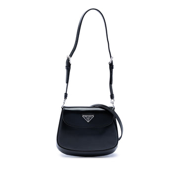 Prada Cleo Flap Shoulder Bag Spazzolato