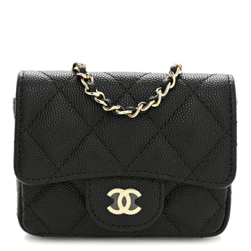 Chanel Caviar Quilted Mini Chain Belt