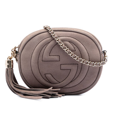 Gucci Soho Chain Bag Nubuck Mini