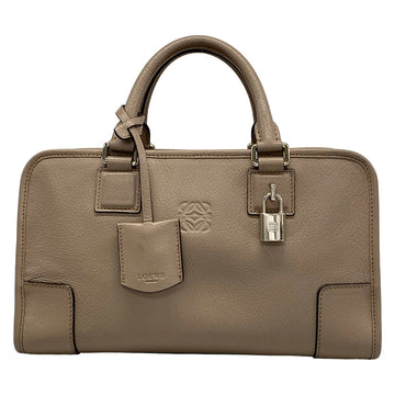 Loewe Amazona 28 Pink Beige Leather
