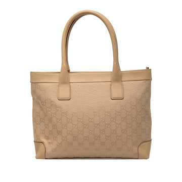 Gucci Vintage Zip Tote Gg Canvas With