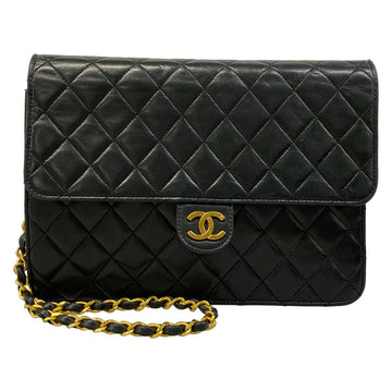 Chanel Single Flap Matelasse Black