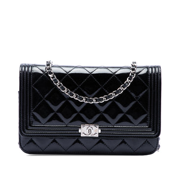 Chanel Boy Wallet On Chain Quilted