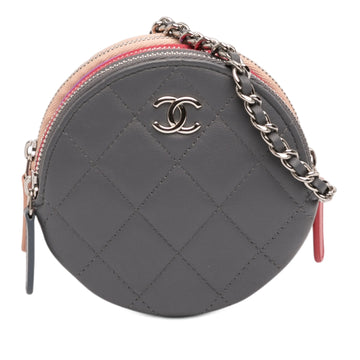 Chanel Round Compartment Clutch With