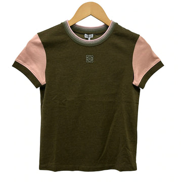 Loewe Khaki Light Pink Women's T-Shirt