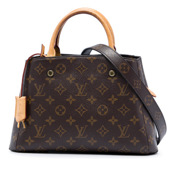 Louis Vuitton Montaigne Handbag Canvas