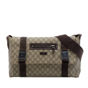 Gucci Double Buckle Messenger Bag Gg