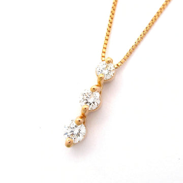 Trilogy 18K Rose Gold Diamond Necklace