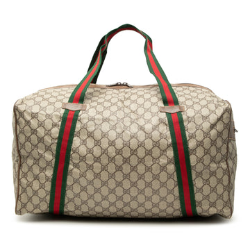 Gucci Web Trim Weekend Duffle Bag Gg
