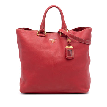 Prada Convertible Shopper Tote Vitello